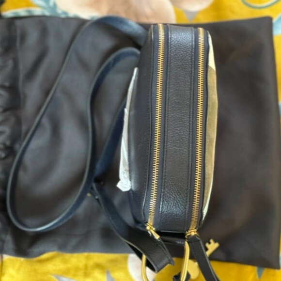 Fossil  Patchwork Crossbody Leather Bag - Picture 6 of 16